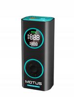 Elektrinis automobilinis kompresorius Motus su manometru ir 5 režimais, 163 × 73 × 58 mm