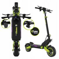Elektrinė transporto priemonė Kamikaze K1 Plus Tokyo, 1000 W, 45 km/h, 11 colių ratai