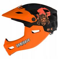 Kask szczękowy Kamikaze Ronin Helmet Orange 2 viename, L