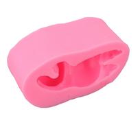 Pig Silicone Mold 3D Shaped Fondant Chocolate Candy Cake Decoration Baking Pastry Tool for Resin Polymer Clay pink