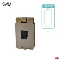 1/3/5Pcs Micro Sd Card Storage Case With Keychain Compatible With Sd/Hc/Xc/Ux/Mmc Portable Sd Card Holder For Office Home Travel blue