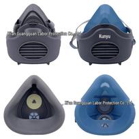 3200 Silicone KN95 Dustproof Mask for Industrial Grinding & Coal Mine Protection KN95 Filter Pack (20 pieces, mask not included) black