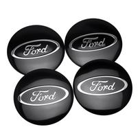 54/56/60mm Original Car Wheel Center Hub Caps Sticker Cover For Ford ST Kuga Mustang Fusion Mondeo Transit Ecosport Focus Ranger black