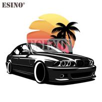 Car Styling Classical Draft Art for BMW E39 E46 E90 Car Accessory Creative PVC Waterproof Sticker Car Whole Body Vinyl Decal ou2 gray