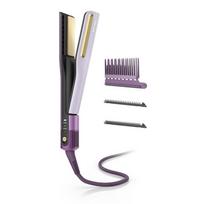 Shark Silky Pro Straight Wet Dry Straightener + Quick Dryer Replacement Combs 3 pcs Ultra-fast Heat Damage Suitable for All Hair Types Rose Petal gray