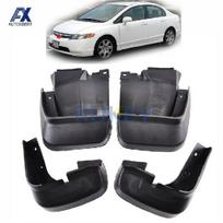 Automobilio purvasargių komplektas, skirtas Honda Civic 2006-2011 Purvasaugiai 2007 2008 2009 2010 Purvasaugiai Sparnai Priekiniai Galiniai Purvas gray