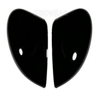 Side mirror covers for Ford Fiesta MK6 CB1 CCN 2009 2017 Wing caps case replace 2010 2011 2012 2013 2014 2015 2016 Hatchback black