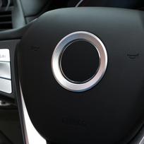 Vairo skydelio apskritimo apdailos lipdukas, skirtas BMW X1 F48 E60 E36 E39 E46 E30 E60 E90 E92 F10 F30 F25 X3 X5 1 2 3 5 sidabras