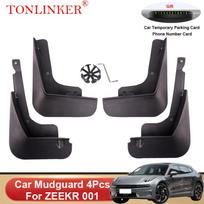 TONLINKER Automobilio purvasaugiai ZEEKR 001  2022 2023 Purvasaugiai Priekiniai Galiniai Sparnai Purvo Atvartai 4 VNT. 4 Pcs Black A gray