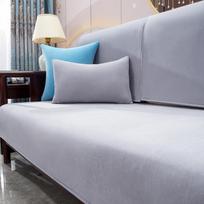 Sofa Cushion Four Seasons Universal New Chinese Style Wooden Sofa Cushion Non-Slip Cover Cover Chenille Rosewood Cover Cloth 70*70cm blue