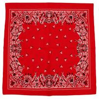 Naujas Oversize 70CM Raudonos Spalvos Kvadratinis Šalikas Retro Stiliaus Spaudinys Medvilninis Bandana Galvos Apdangalas Galvos Šalikas raudona