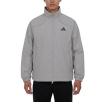 Adidas Jackets Men's Light Gray Stand Collar Moderate Other KY9984 L gray
