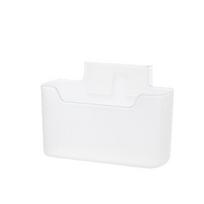 PP Storage Box Wall Mounted Sealed Box New Classification Box  Hanging Storage Bin white