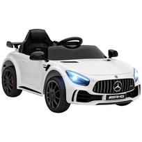 Electric children's car, Mercedes, 3-5 km/h, remote control, lights & music, white
