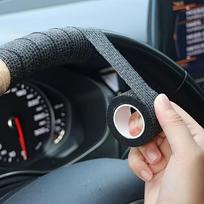 Neslystanti rankenos juosta Lipni neslystanti juosta automobilio vairo rankenai Sugerianti prakaitą Patvari gray