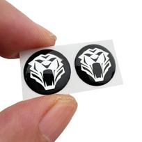 2pcs Tiger's Head Car Stickers Emblem Decals - Suitable for All Vehicles juoda