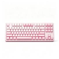 EWEADN X87 Ultra Wireless Mechanical Keyboard Wired Bluetooth Tri-Mode Gasket Custom 5-Layer Filled Side-Engraved rožinė