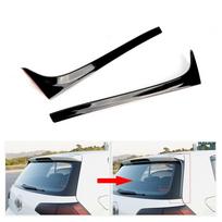 2vnt galinio lango spoileris šoninis sparnas juodas Golf 7,5 MK7 MK7,5 2014- 38,5 X 9,4 cm Aukštos kokybės ABS plastikinis automobilis black