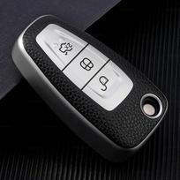 TPU odinis automobilio atverčiamo rakto dėklo dangtelio krepšio laikiklis, skirtas Ford Ranger C-Max S-Max Focus Galaxy Mondeo Transit Tourneo Custom Ranger mėlyna