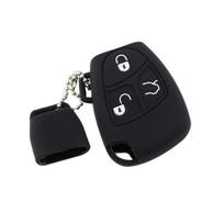 3 Buttons Car Remote Key Case Cover Protector Holder for Mercedes Benz W211 W202 B C E Class ML S CL 220th Key Accessories geltona