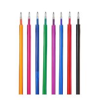 8/12 vnt./rinkinys daugiaspalvis ištrinamas gelinis rašiklis 0,5 mm Kawaii rašikliai rašymui, kūrybingi piešimo įrankiai, biuro mokyklos reikmenys, kanceliarinės prekės Multi-Colored purple