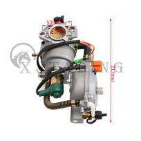 LPG Dual Fuel Carburetor CNG Conversion Kit Fit for GX390 188F 190F Engine Automatic Choke Accessories 4.5‑6KW 1 PCS gray