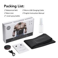 EMS Muscle Stimulation Belt for Waist ABS Trainer Fat Burn Body Slimming Weight Loss Fitness Massage juoda