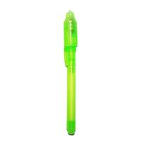 UV Light Pen Invisible Magic Pencil Secret Fluorescent Pen for Kids Child Drawing Painting Highlighter Pen Stationery Suppl Practical Use tamsiai mėlyna spalva