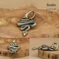 12 Styles Car Ornaments Pure Copper Keychain Accessories Copper Miniatures Figurines Bull Ornament Sculpture Key Pendant brown
