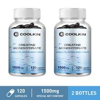 Coolkin 1500mg Creatine Monohydrate Capsules – Muscle, Energy 120*2