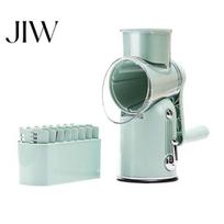 Professional Vegetable Slicing Tool Manual Shredder, with Stable Suction Cup Base Design, 5 Rotary Cheese Grater Replaceable Stainless Steel balta
