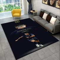 Football Star Goat R Ronaldo CR7 Non Slip Area Rug for Living Room,Bedroom,Playroom,Carpet Floor Mat Home Decor Rug Room 40x60cm gray