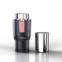 Car Mini Fridge Car Cup Heating and Cooler 12V 3A Electric Coffee Warmer Beverage Freezer gray