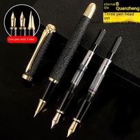 Trijų dalių Andy rašiklių rinkinys, skirtas mokiniams praktikuoti kaligrafiją, įsisavinti rašalą, keisti rašalo maišelius, rašyti meną, biuro rašikliai Three pen heads 0.38-0.5-0.8 beige