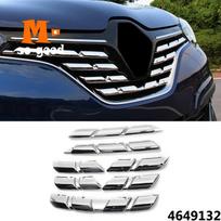 ABS Chromas Renault Kadjar Priekinės grotelės Bamperio apdailos įdėklas Gaubto apdailos formavimo apsauga 2015 2016 2017 black