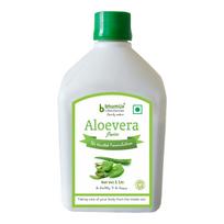 Bhumija Lifesciences Aloe Vera Juice , 100% Pure & Natural Aloe Vera | 1 Litre 2.2lbs