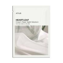 Anua - Heartleaf Cream Mask Night Solution Mask 25ml x 1 sheet gray