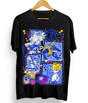 Digimon Anime Retro Marškinėliai Manga Marškinėliai Anime Marškinėliai Vyrams ir Moterims Vasariniai Medvilniniai Patogūs Laisvi Madingi Trumpomis Rankovėmis Viršutiniai S blue