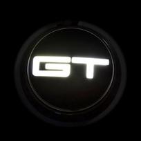 LED Automobilio Priekinės Variklio Dangčio Emblema Ford GT Logotipui Mustang 2015-2019 Galinio Bagazines Dangčio Emblema Šviesa Automobilio Stiliaus Modifikavimo Aksesuarai 14.5cm-Front balta