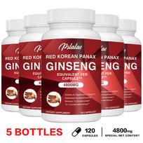 Pslalae - 4800 mg raudonojo ženšenio - suteikia energijos ir ištvermės 120*5