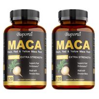 Buporai - 1500 mg Maca šaknies kapsulės - Energija 120*2