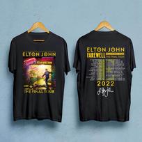 Elton John Farewell Tour 2022 Shirt Unisex T-Shirt XXL black