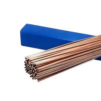 Fosforiniai variniai litavimo strypai 50/40cm Apvalūs&Plokšti elektrodai litavimui, litavimui, elektriniams, mechaniniams remontams A2