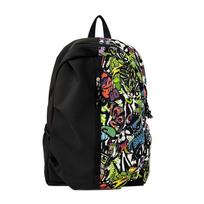 Schoolbag School bag for boys Junior high school students American high street graffiti backpack for men High school students Middle school students raudona