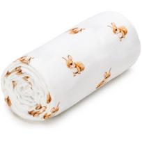 T-TOMI BIO Muslin Towel rankšluostis Bunny 100 x 120 cm 1 vnt.