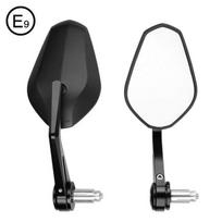 E-Mark Motorcycle Mirrors Handlebar End Mirror For yamaha r6 r3 r1 fz6 YZF mt09 mt07 tmax 530 tmax 500 Motorcycle Bar End Mirrors gray