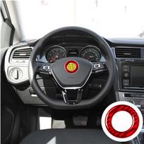 Automobilio vidaus apdailos apsauga anglies pluošto raudonas lipdukas skirtas Volkswagen VW Golf 7 GTI MK7 2014- Styling 2013-2017RN8 gray