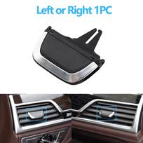Car Front Rear Air Conditioning AC Vent Grille Slider Repair Replace For BMW 7 Series G11 G12 730Li 740Li 750Li M760Li Rear 1PC black