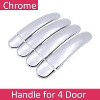 skirtas Volkswagen VW Tiguan 2008 2009 2010 2011 2012 2013 2014 2015 2016 Prabangus chromuotas durelių rankenos dangtelio apdaila automobilio priedai Tiguan 2008-2016 gray