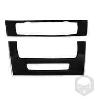 For Bmw 3 Series 2005-2012 e90 e92 Piano Black Air Conditioner CD Control Panel Plastic Cover Car Interior Accessoriers Sticker D non-navigation white